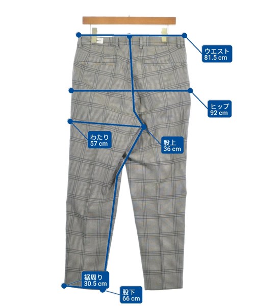 BEAUTY&YOUTH UNITED ARROWS（ビューティーアンドユースユナイテッドアローズ）スラックス グレー サイズ:L メンズ/2200670306053