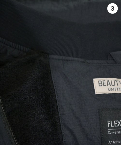 BEAUTY&YOUTH UNITED ARROWS（ビューティーアンドユースユナイテッドアローズ）ブルゾン 黒 サイズ:M メンズ/2200673697035
