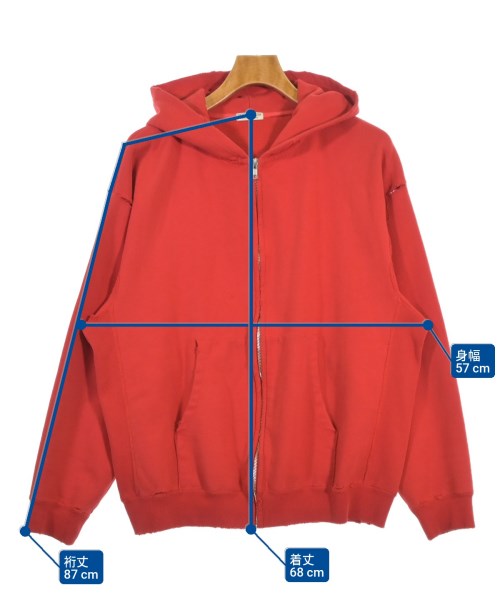 BEAUTY&YOUTH UNITED ARROWS（ビューティーアンドユースユナイテッドアローズ）パーカー 赤 サイズ:L メンズ/2200674583023
