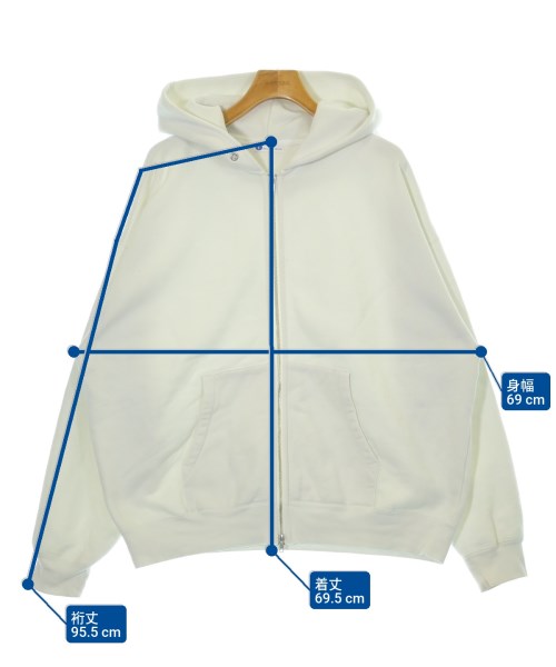 BEAUTY&YOUTH UNITED ARROWS（ビューティーアンドユースユナイテッドアローズ）パーカー 白 サイズ:L メンズ/2200690505030