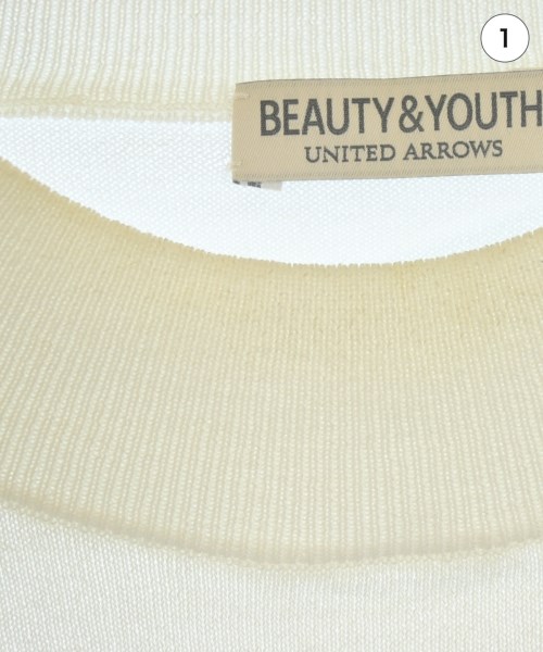 BEAUTY&YOUTH UNITED ARROWS（ビューティーアンドユースユナイテッドアローズ）ニット・セーター 白 サイズ:L メンズ/2200698436053