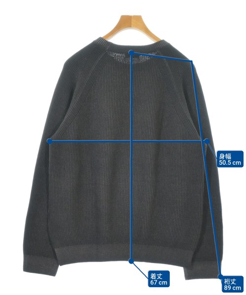BEAUTY&YOUTH UNITED ARROWS（ビューティーアンドユースユナイテッドアローズ）ニット・セーター グレー サイズ:L メンズ/2200700202010