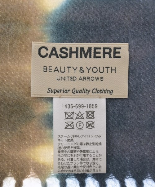 BEAUTY&YOUTH UNITED ARROWS（ビューティーアンドユースユナイテッドアローズ）マフラー 青 サイズ:- メンズ/2200695367503