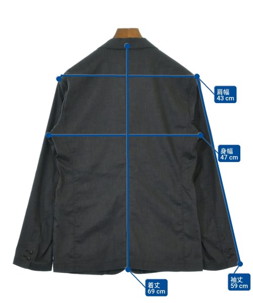 BEAUTY&YOUTH UNITED ARROWS（ビューティーアンドユースユナイテッドアローズ）テーラードジャケット グレー サイズ:M メンズ/2200699052030
