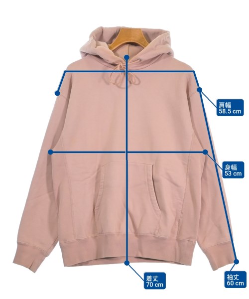 BEAUTY&YOUTH UNITED ARROWS（ビューティーアンドユースユナイテッドアローズ）パーカー ピンク サイズ:L メンズ/2200695845131