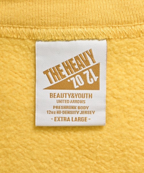 BEAUTY&YOUTH UNITED ARROWS（ビューティーアンドユースユナイテッドアローズ）スウェット 黄 サイズ:XL メンズ/2200657668075