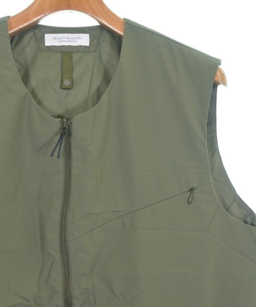 BEAUTY&YOUTH UNITED ARROWS（ビューティーアンドユースユナイテッドアローズ）ダウンジャケット/ダウンベスト カーキ サイズ:L メンズ/2200654393239
