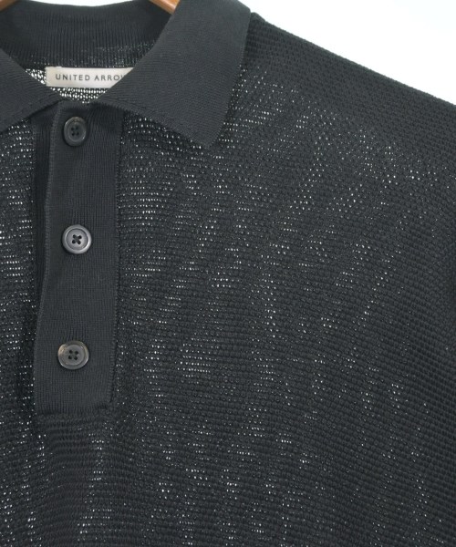 UNITED ARROWS（ユナイテッドアローズ）ポロシャツ 黒 サイズ:S メンズ/2200660330020