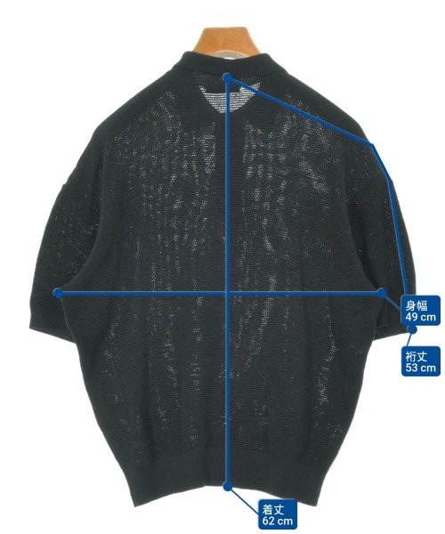 UNITED ARROWS（ユナイテッドアローズ）ポロシャツ 黒 サイズ:S メンズ/2200660330020