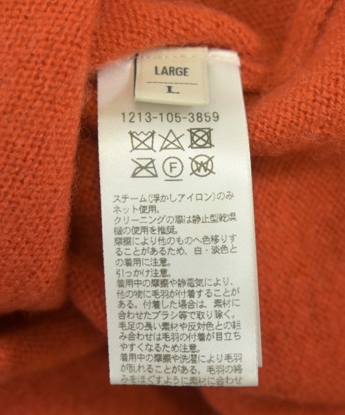 BEAUTY&YOUTH UNITED ARROWS（ビューティーアンドユースユナイテッドアローズ）ニット・セーター オレンジ サイズ:L メンズ/2200713108088