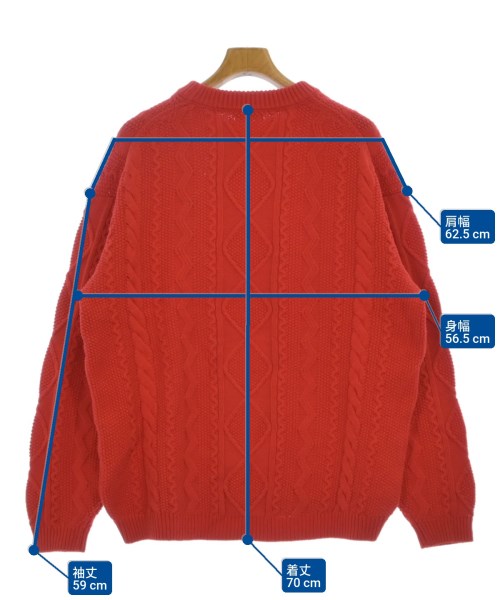 BEAUTY&YOUTH UNITED ARROWS（ビューティーアンドユースユナイテッドアローズ）ニット・セーター 赤 サイズ:L メンズ/2200644984294