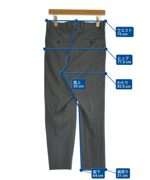 BEAUTY&YOUTH UNITED ARROWS（ビューティーアンドユースユナイテッドアローズ）スラックス グレー サイズ:S メンズ/2200648073093