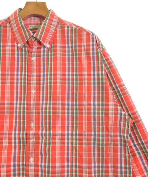 BEAUTY&YOUTH UNITED ARROWS（ビューティーアンドユースユナイテッドアローズ）カジュアルシャツ 赤 サイズ:XL メンズ/2200648338062