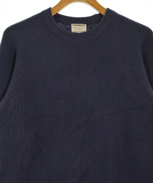 BEAUTY&YOUTH UNITED ARROWS（ビューティーアンドユースユナイテッドアローズ）ニット・セーター 紺 サイズ:M メンズ/2200639388014