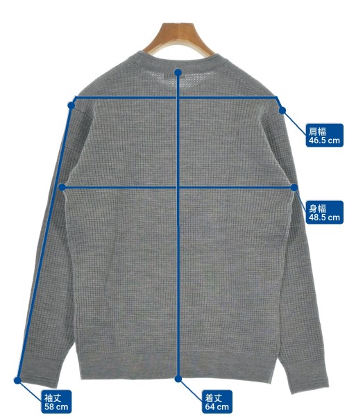 BEAUTY&YOUTH UNITED ARROWS（ビューティーアンドユースユナイテッドアローズ）ニット・セーター グレー サイズ:S メンズ/2200641605024