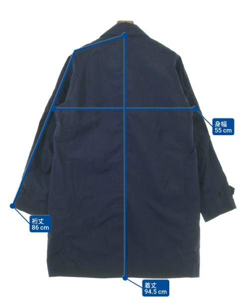 BEAUTY&YOUTH UNITED ARROWS（ビューティーアンドユースユナイテッドアローズ）ステンカラーコート 紺 サイズ:L メンズ/2200651301053