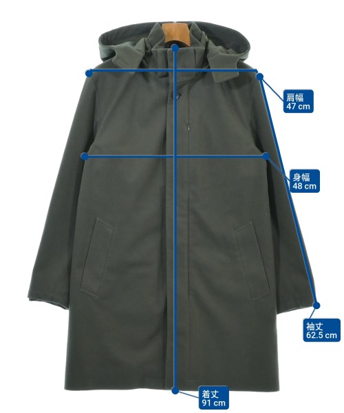 BEAUTY&YOUTH UNITED ARROWS（ビューティーアンドユースユナイテッドアローズ）ステンカラーコート カーキ サイズ:M メンズ/2200648780014