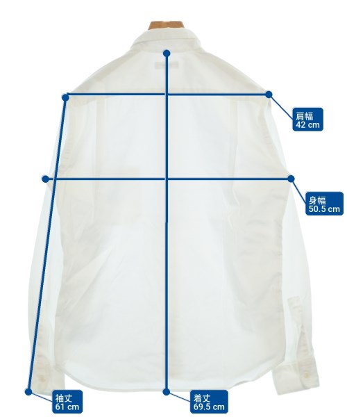 BEAUTY&YOUTH UNITED ARROWS（ビューティーアンドユースユナイテッドアローズ）カジュアルシャツ 白 サイズ:M メンズ/2200698217058