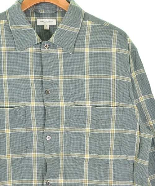 BEAUTY&YOUTH UNITED ARROWS（ビューティーアンドユースユナイテッドアローズ）カジュアルシャツ 緑 サイズ:M メンズ/2200702658075