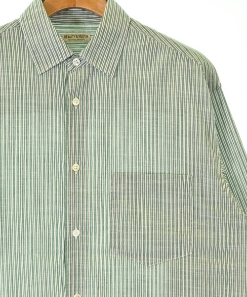BEAUTY&YOUTH UNITED ARROWS（ビューティーアンドユースユナイテッドアローズ）カジュアルシャツ 緑 サイズ:S メンズ/2200703519214