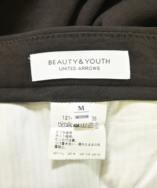 BEAUTY&YOUTH UNITED ARROWS（ビューティーアンドユースユナイテッドアローズ）スラックス 茶 サイズ:M メンズ/2200705670074