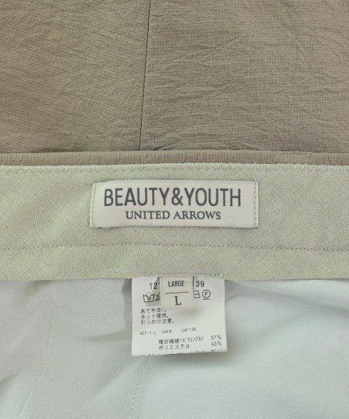 BEAUTY&YOUTH UNITED ARROWS（ビューティーアンドユースユナイテッドアローズ）スラックス ベージュ サイズ:L メンズ/2200703383082