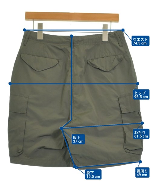 BEAUTY&YOUTH UNITED ARROWS（ビューティーアンドユースユナイテッドアローズ）ショートパンツ カーキ サイズ:S メンズ/2200703711021