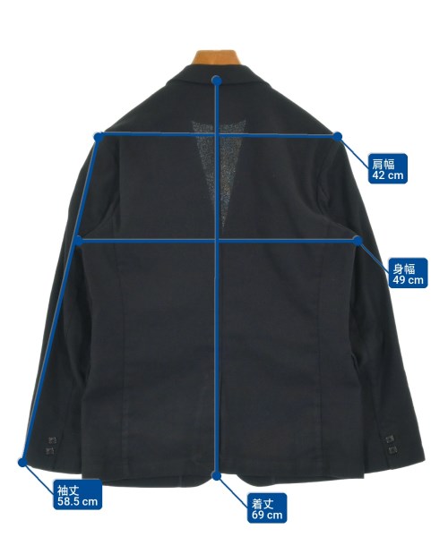 BEAUTY&YOUTH UNITED ARROWS（ビューティーアンドユースユナイテッドアローズ）テーラードジャケット 黒 サイズ:L メンズ/2200700504022