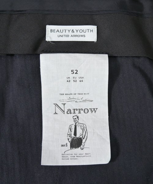 BEAUTY&YOUTH UNITED ARROWS（ビューティーアンドユースユナイテッドアローズ）スラックス 紺 サイズ:52(XXL位) メンズ/2200706324068