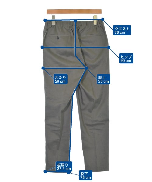 BEAUTY&YOUTH UNITED ARROWS（ビューティーアンドユースユナイテッドアローズ）スラックス 茶 サイズ:M メンズ/2200707072012