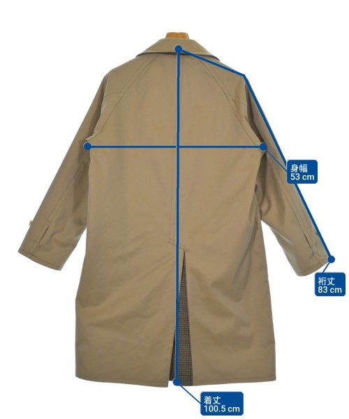 BEAUTY&YOUTH UNITED ARROWS（ビューティーアンドユースユナイテッドアローズ）ステンカラーコート ベージュ サイズ:S メンズ/2200663255016