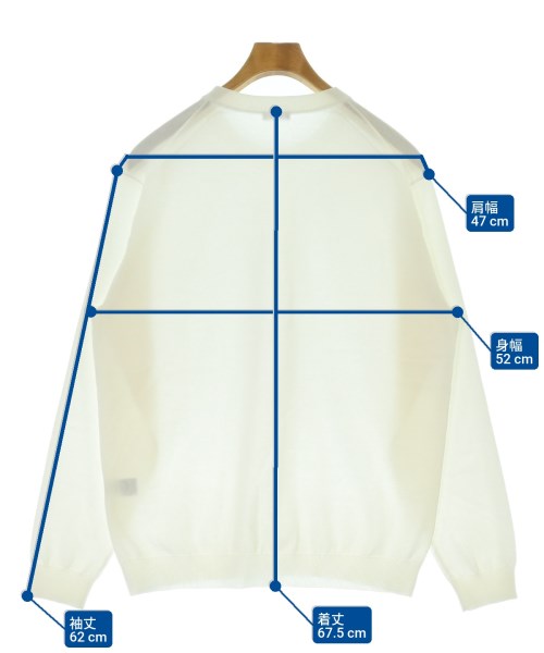 BEAUTY&YOUTH UNITED ARROWS（ビューティーアンドユースユナイテッドアローズ）ニット・セーター 白 サイズ:XL メンズ/2200664204020