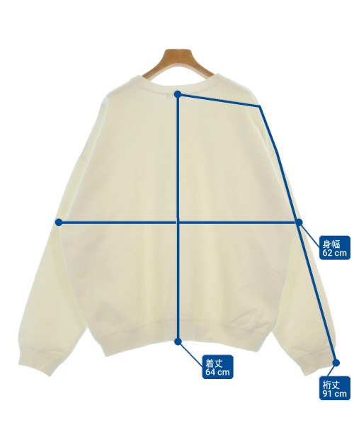 BEAUTY&YOUTH UNITED ARROWS（ビューティーアンドユースユナイテッドアローズ）スウェット 白 サイズ:L メンズ/2200664770051