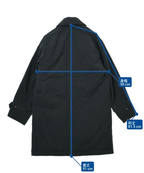 BEAUTY&YOUTH UNITED ARROWS（ビューティーアンドユースユナイテッドアローズ）ステンカラーコート 黒 サイズ:S メンズ/2200662765028