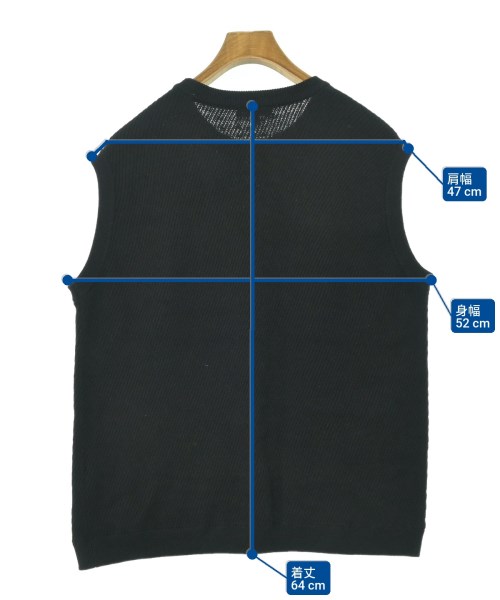 BEAUTY&YOUTH UNITED ARROWS（ビューティーアンドユースユナイテッドアローズ）ベスト 黒 サイズ:M メンズ/2200669086126