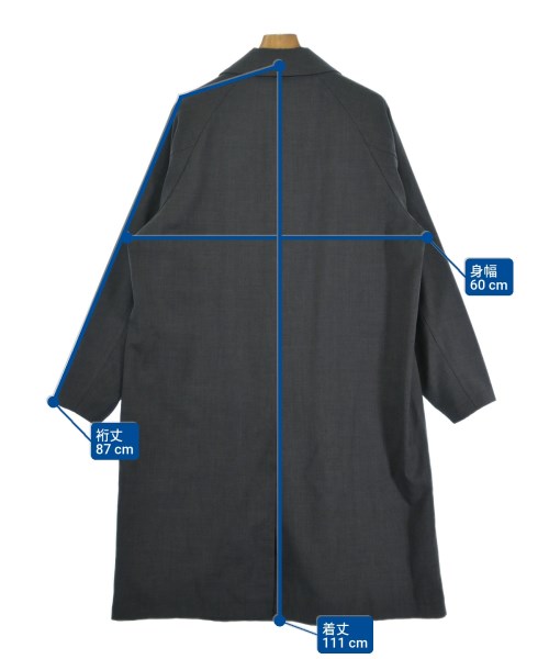 BEAUTY&YOUTH UNITED ARROWS（ビューティーアンドユースユナイテッドアローズ）ステンカラーコート グレー サイズ:M メンズ/2200672285011