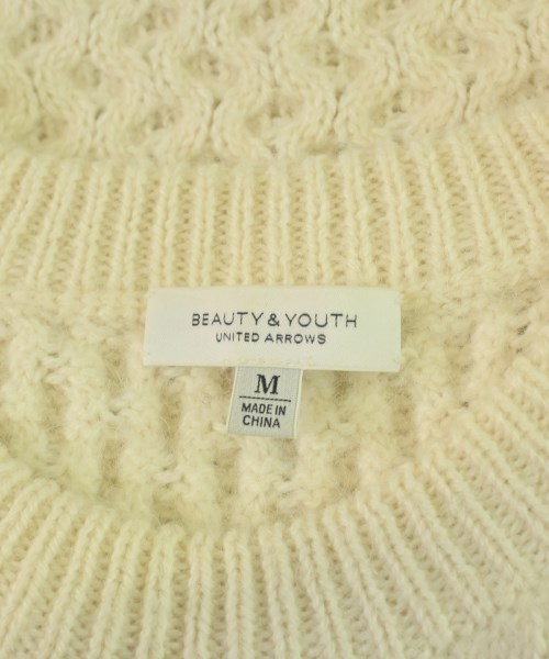 BEAUTY&YOUTH UNITED ARROWS（ビューティーアンドユースユナイテッドアローズ）ニット・セーター 白 サイズ:M メンズ/2200718131111