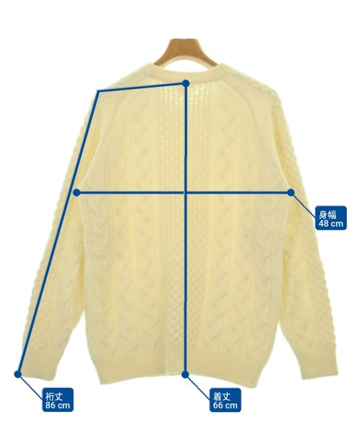 BEAUTY&YOUTH UNITED ARROWS（ビューティーアンドユースユナイテッドアローズ）ニット・セーター 白 サイズ:M メンズ/2200718131111