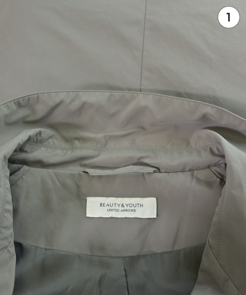 BEAUTY&YOUTH UNITED ARROWS（ビューティーアンドユースユナイテッドアローズ）ステンカラーコート グレー サイズ:L メンズ/2200733810022