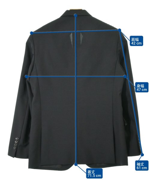 BEAUTY&YOUTH UNITED ARROWS（ビューティーアンドユースユナイテッドアローズ）テーラードジャケット 黒 サイズ:46(M位) メンズ/2200735174061
