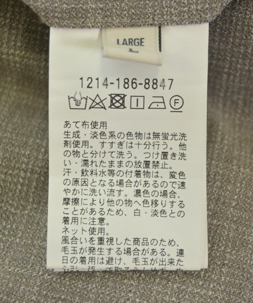 BEAUTY&YOUTH UNITED ARROWS（ビューティーアンドユースユナイテッドアローズ）スラックス ベージュ サイズ:L メンズ/2200719686061