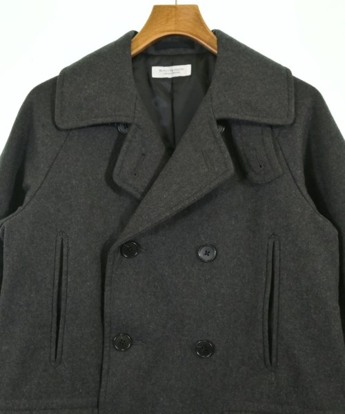 BEAUTY&YOUTH UNITED ARROWS（ビューティーアンドユースユナイテッドアローズ）ピーコート グレー サイズ:S メンズ/2200721550022