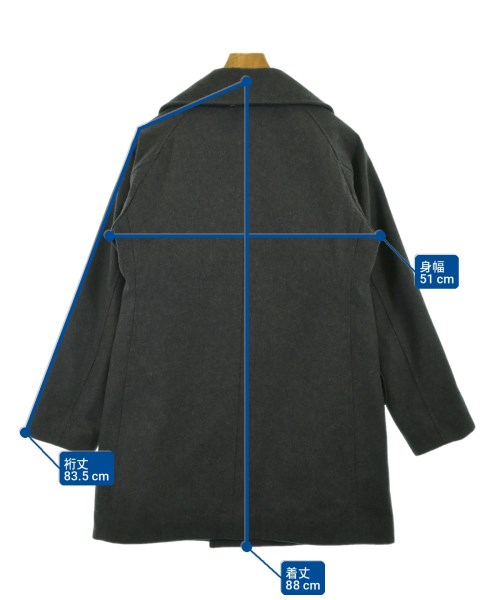 BEAUTY&YOUTH UNITED ARROWS（ビューティーアンドユースユナイテッドアローズ）ピーコート グレー サイズ:S メンズ/2200721550022