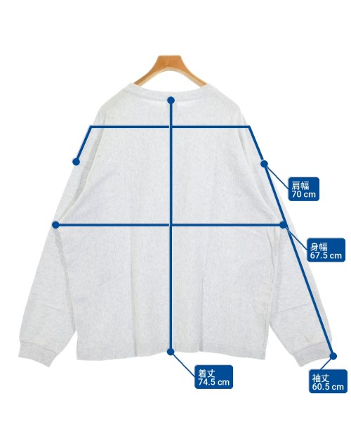 BEAUTY&YOUTH UNITED ARROWS（ビューティーアンドユースユナイテッドアローズ）Tシャツ・カットソー グレー サイズ:MAX L(XXL位) メンズ/2200720206043