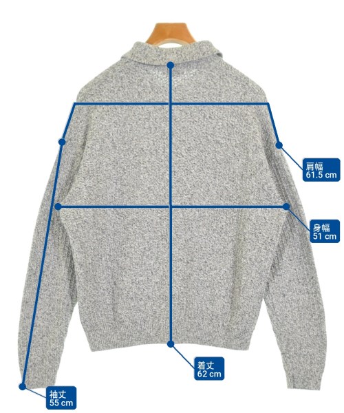 BEAUTY&YOUTH UNITED ARROWS（ビューティーアンドユースユナイテッドアローズ）ニット・セーター グレー サイズ:S メンズ/2200722262030
