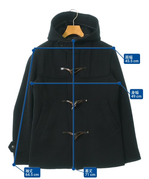 BEAUTY&YOUTH UNITED ARROWS（ビューティーアンドユースユナイテッドアローズ）ダッフルコート 黒 サイズ:L メンズ/2200679764014