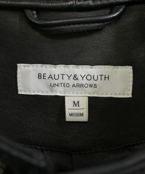 BEAUTY&YOUTH UNITED ARROWS（ビューティーアンドユースユナイテッドアローズ）ライダース 黒 サイズ:M メンズ/2200685370018