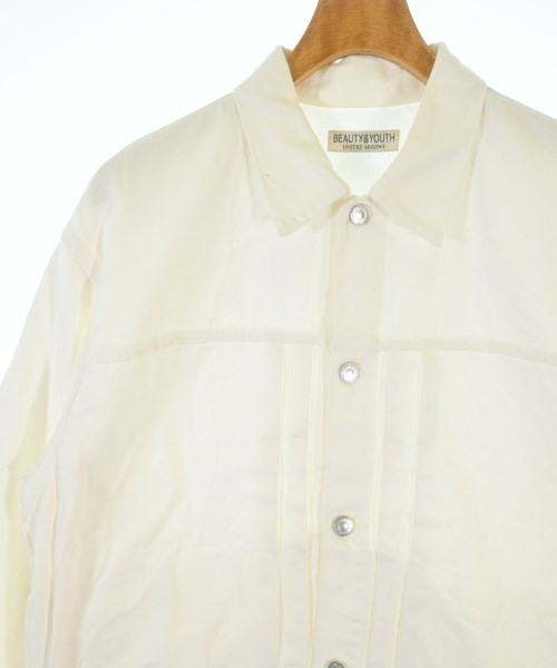 BEAUTY&YOUTH UNITED ARROWS（ビューティーアンドユースユナイテッドアローズ）デニムジャケット 白 サイズ:L メンズ/2200686647010