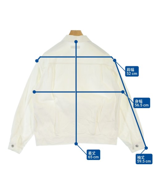 BEAUTY&YOUTH UNITED ARROWS（ビューティーアンドユースユナイテッドアローズ）デニムジャケット 白 サイズ:L メンズ/2200686647010