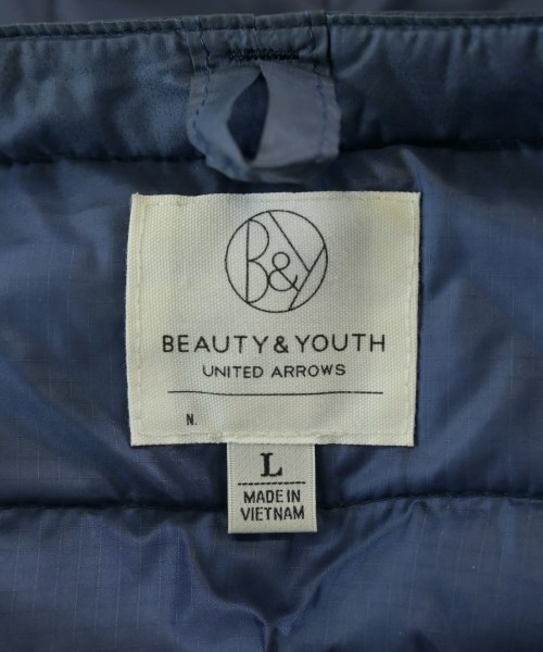 BEAUTY&YOUTH UNITED ARROWS（ビューティーアンドユースユナイテッドアローズ）ダウンジャケット/ダウンベスト 紺 サイズ:L メンズ/2200686647034